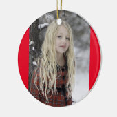 Moderne Weihnachtsfeier Keramik Ornament (Links)