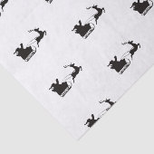 Moderne Weihnachtsfeier und Rentier Seidenpapier (Ausschnitt)