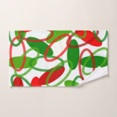 Moderne Weihnachtsfeierlichkeiten des Mittelalters Badhandtuch Set (Handtuch)