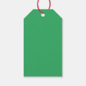 Moderne Weihnachtsfeiertage Geschenkanhänger (Rückseite)