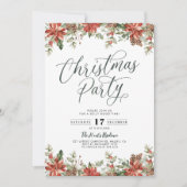 Moderne Weihnachtsfeiertage in der Roten Flora Einladung (Vorderseite)