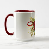 Moderne Weihnachtsfeiertage-Tasse Tasse (Links)