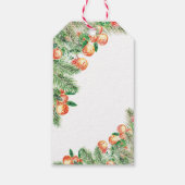 Moderne Weihnachtsfeiertags-Geschenktasten Geschenkanhänger (Rückseite)