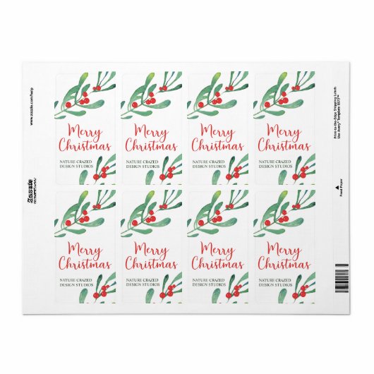 Moderne Weihnachtsfirma (Vorne)