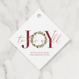 Moderne Weihnachtsfreuden für den Weltkrieg Geschenkanhänger