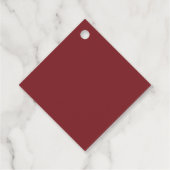 Moderne Weihnachtsfreuden für den Weltkrieg Geschenkanhänger (Rückseite)