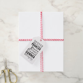 Moderne Weihnachtsgeschenk-Anhänger | Santas Renti Geschenkanhänger