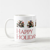 Moderne Weihnachtsgeschenk-Tasse Kaffeetasse (Links)