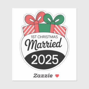 Moderne Weihnachtsgeschenke   1. Weihnachten verhe Aufkleber