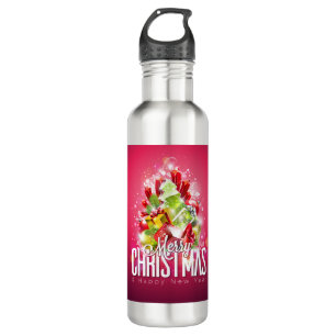 Moderne Weihnachtsgeschenke & Bäume - Festlich Edelstahlflasche