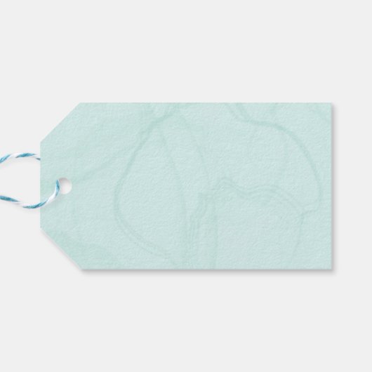 Moderne Weihnachtsgeschenke Geschenkanhänger (Rückseite Horizontal)