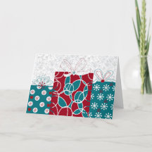 Moderne Weihnachtsgeschenke im Volkskunststil