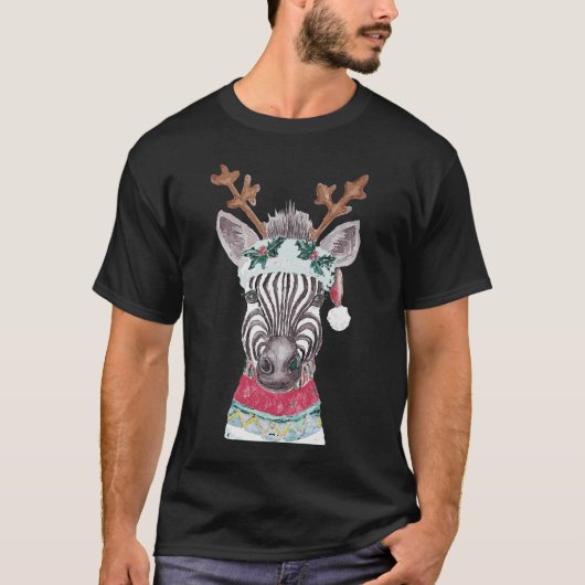 Moderne Weihnachtsgeschenkidee T-Shirt (Vorderseite)