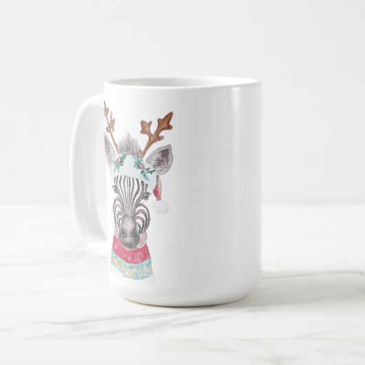 Moderne Weihnachtsgeschenkidee Tasse (Vorderseite Links)