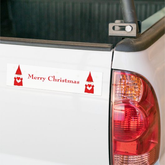 Moderne Weihnachtsgnomes Autoaufkleber (Auf Lkw)