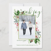 Moderne Weihnachtsgrün Religiöse Begrüßung Feiertagskarte (Vorderseite)