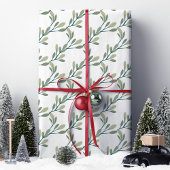 Moderne Weihnachtsgrün Weihnachten Geschenkpapier