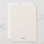 Moderne Weihnachtsgrüße Familien-Foto Karte (Rückseite)