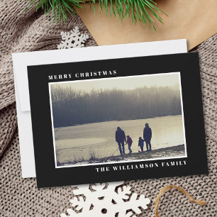 Moderne Weihnachtsgrüße Frohe Weihnachten Foto Sch