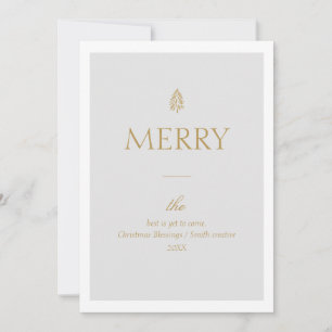 Moderne Weihnachtskarte