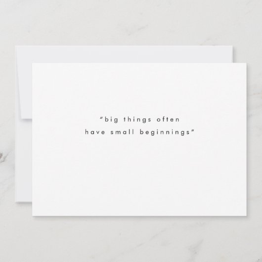 Moderne Weihnachtskarte Dankeskarte (Rückseite)