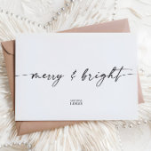 Moderne Weihnachtskarte Dankeskarte