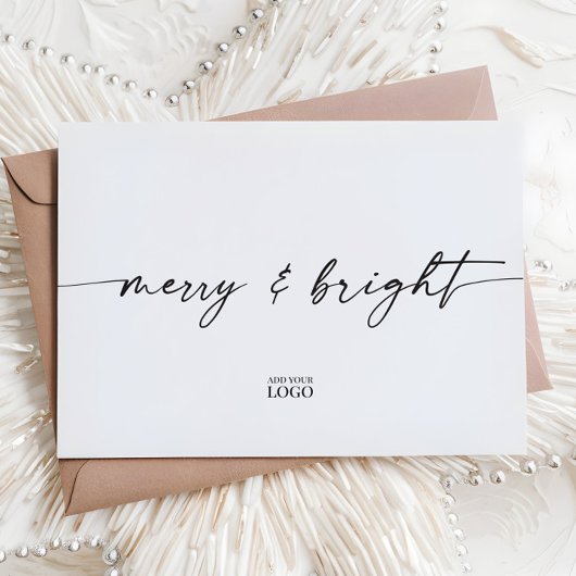 Moderne Weihnachtskarte Dankeskarte