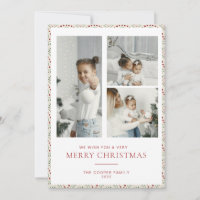 Moderne Weihnachtskarte