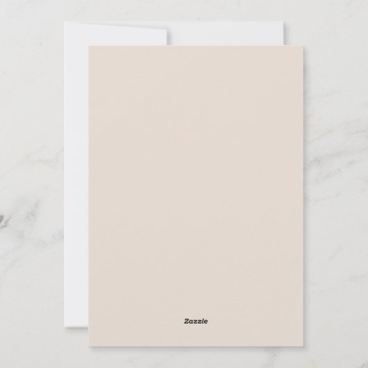 moderne Weihnachtskarte Feiertagskarte (Rückseite)