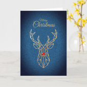 Moderne Weihnachtskarte Karte (Gelbe Blume)