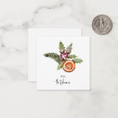 Moderne Weihnachtskarte Mitteilungskarte (Vorderseite/Rückseite Beispiel)