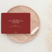 Moderne Weihnachtskarte | Red Trendy Collage Feiertagskarte