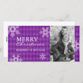 Moderne Weihnachtskarten Feiertagskarte (Vorne/Hinten)