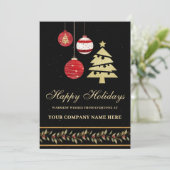 Moderne Weihnachtskarten-Weihnachtskarte Feiertagskarte (Stehend Vorderseite)