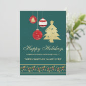 Moderne Weihnachtskarten-Weihnachtskarte Feiertagskarte (Stehend Vorderseite)