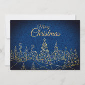 Moderne Weihnachtskartengestaltung Karte (Vorderseite)
