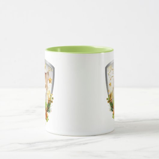 Moderne Weihnachtskätzchen-TASSE Tasse (Zentrum)