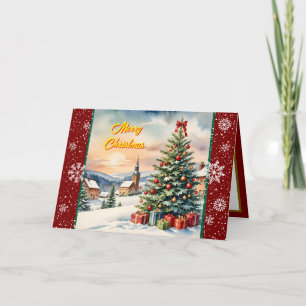 Moderne Weihnachtskollektion Schöne Feste Karte