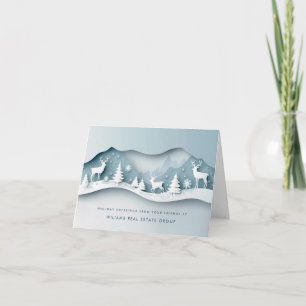 Moderne Weihnachtskomposition Unternehmensgrüße Feiertagskarte