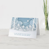 Moderne Weihnachtskomposition Unternehmensgrüße Feiertagskarte (Vorderseite)