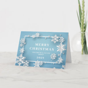 Moderne Weihnachtskomposition Unternehmensgrüße Feiertagskarte