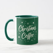Moderne Weihnachtskrippe Zwei-Tone-Kaffee-Tasse Tasse (Links)