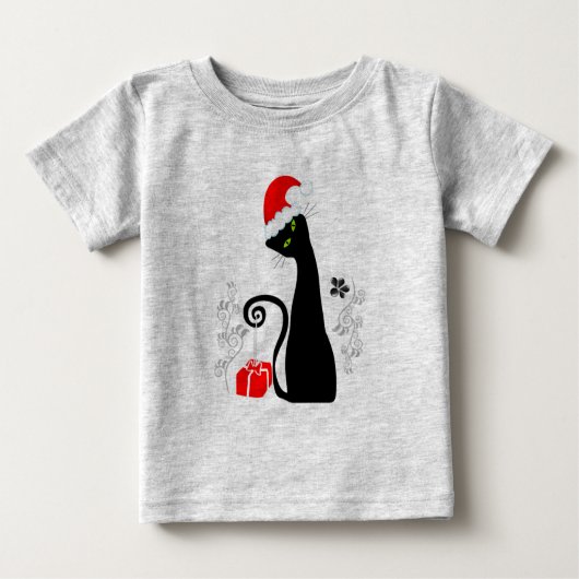Moderne Weihnachtsküche Baby T-shirt (Vorderseite)