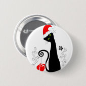 Moderne Weihnachtsküche Button (Vorne & Hinten)