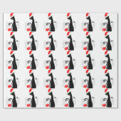 Moderne Weihnachtsküche Geschenkpapier (Flach)