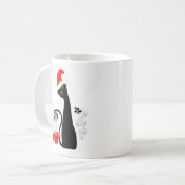 Moderne Weihnachtsküche Kaffeetasse (Vorderseite Links)
