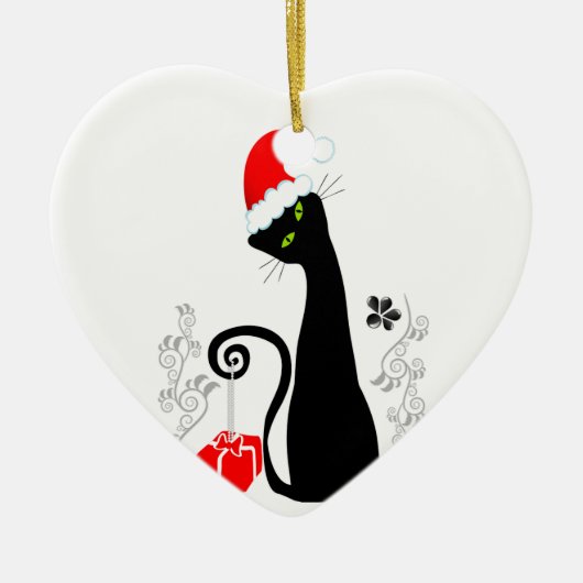Moderne Weihnachtsküche Keramik Ornament (Vorne)