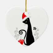 Moderne Weihnachtsküche Keramik Ornament (Hinten)