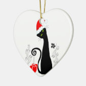 Moderne Weihnachtsküche Keramik Ornament (Links)