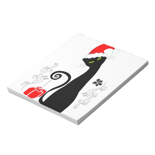 Moderne Weihnachtsküche Notizblock (Rotiert)